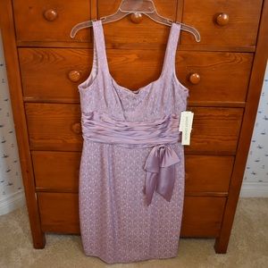 Maggy London Purple Dress with Bow